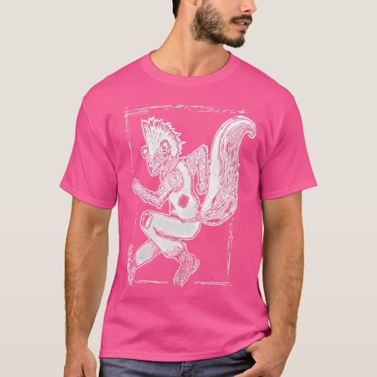 Ska Punk dansende stinkdier T-shirt (Voorkant)