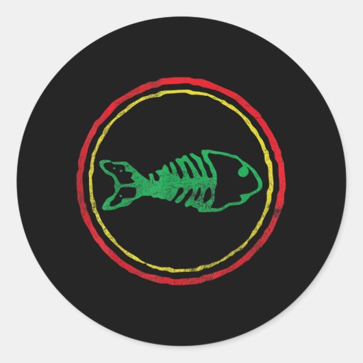 Ska Punk Mannen Vrouwen Moeders Vaders Dag Ronde Sticker (Voorkant)