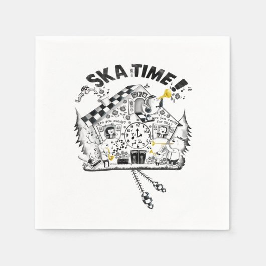 Ska Time Cuckoo Clock Servet (Voorkant)