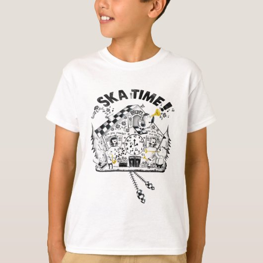Ska Time Cuckoo Clock T-shirt (Voorkant)