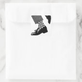 Ska Voeten voor je Scooter Vierkante Sticker (Tas)