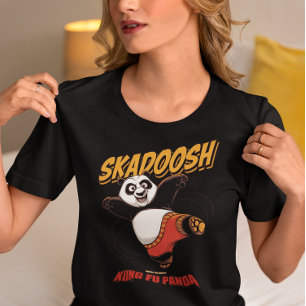 Skadoosh Trap – Fel Felle Strijdende Panda Tri-Blend Shirt