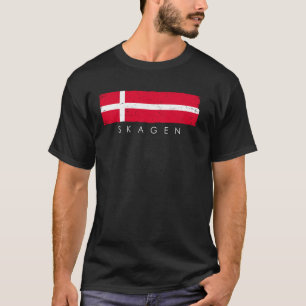 Skagen Denemarken Vakantie Denemarken Lover T-shirt