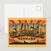 Skagen Denemarken Vuurtoren Briefkaart (Voorkant / Achterkant)