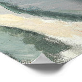 Skagen vrouw met witte sjaal poster (Hoek)