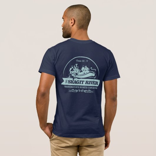 Skagit River (raften 2) T-shirt (Achterkant volledig)