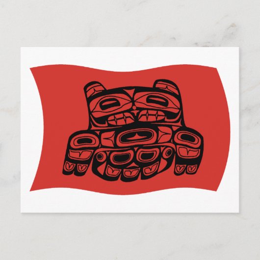 Skagit Stam Vlag Postkaart (Voorkant)