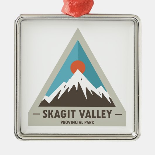 Skagit Valley Provincial Park Metalen Ornament (Voorkant)