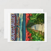 SKAGIT VALLEY - TULIP FIELDS - SKAGIT WASHINGTON BRIEFKAART (Voorkant / Achterkant)