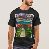 SKAGIT VALLEY - TULIP FIELDS - SKAGIT WASHINGTON T-SHIRT (Voorkant)