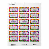 Skagit Valley Tulip retour adres label (Full Sheet)