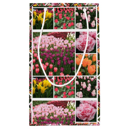 Skagit Valley, WA tulpen cadeau terug Klein Cadeauzakje (Achterkant)