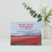 Skagit Valley Washington State Tulp Briefkaart (Staand voorkant)