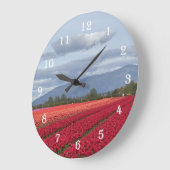 Skagit Valley Washington State Tulp Klok Kunst (Hoek)
