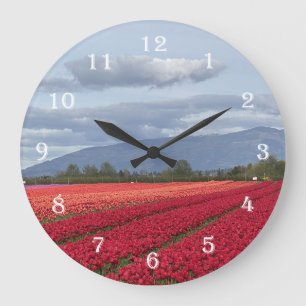 Skagit Valley Washington State Tulp Klok Kunst