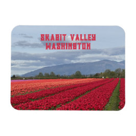 Skagit Valley Washington State Tulpveld Koelkastma Magneet