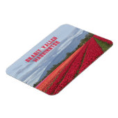 Skagit Valley Washington State Tulpveld Koelkastma Magneet (Linkerzijde)