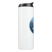 Skagit Wild en Schilderachtig River Washington Thermosbeker (Gedraaid links)