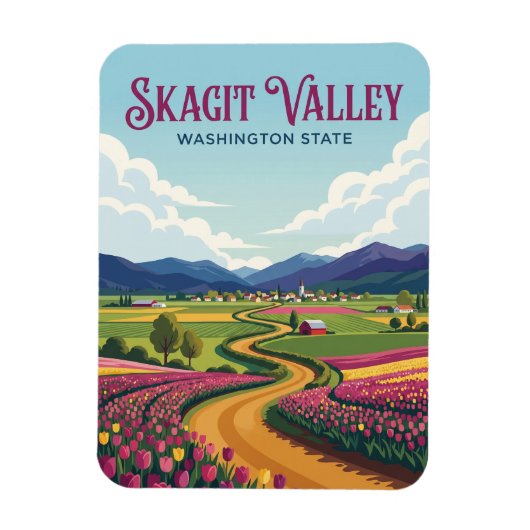 Skagitvallei USA Magneet (Verticaal)