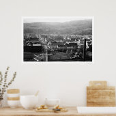 Skagway, Alaska Birdseye 1915 Poster (Keuken)