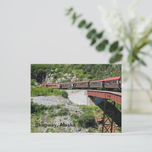 Skagway, Alaska Briefkaart (Staand voorkant)