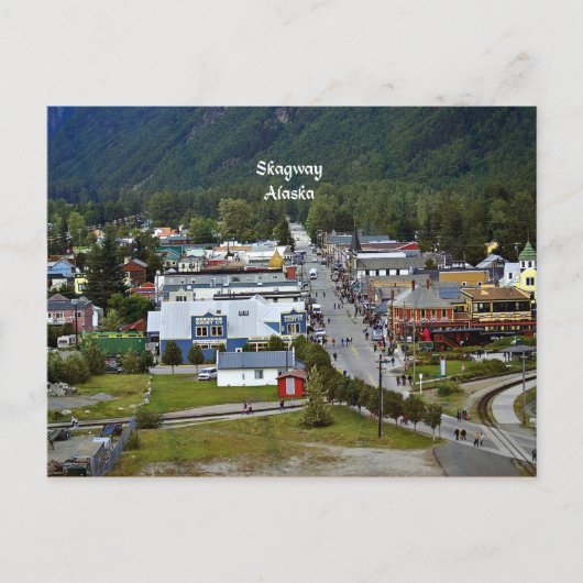 Skagway, Alaska Briefkaart (Voorkant)