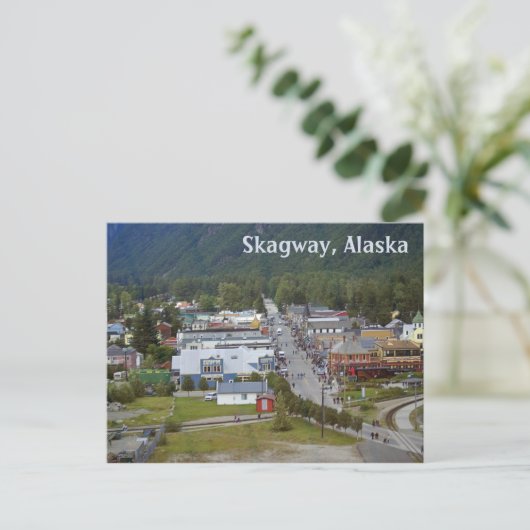 Skagway, Alaska Briefkaart (Staand voorkant)