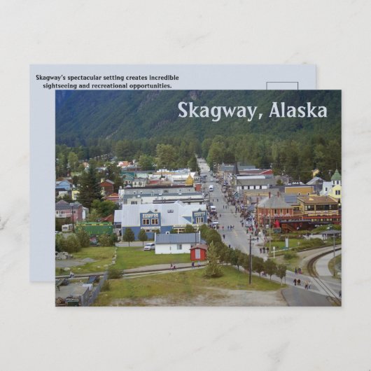 Skagway, Alaska Briefkaart (Voorkant / Achterkant)