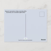 Skagway, Alaska Briefkaart (Achterkant)