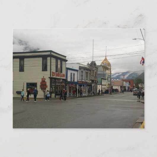 Skagway, Alaska Briefkaart (Voorkant)