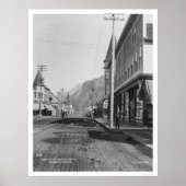 Skagway Alaska Broadway 1918 Poster (Voorkant)