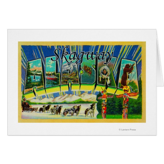 Skagway, Alaska - Grote letterscènes (Voorkant Horizontaal)