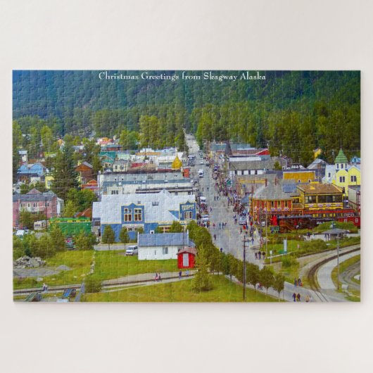 Skagway Alaska Jigzaag Puzzle Legpuzzel (Horizontaal)