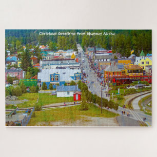 Skagway Alaska Jigzaag Puzzle Legpuzzel