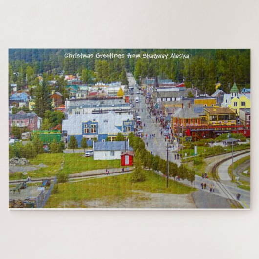 Skagway Alaska Jigzaag Puzzle Legpuzzel (Horizontaal)