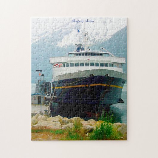 Skagway Alaska Legpuzzel (Verticaal)