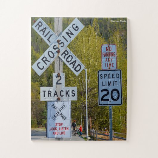 Skagway Alaska Legpuzzel (Verticaal)