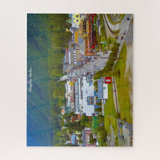 Skagway Alaska Legpuzzel (Verticaal)