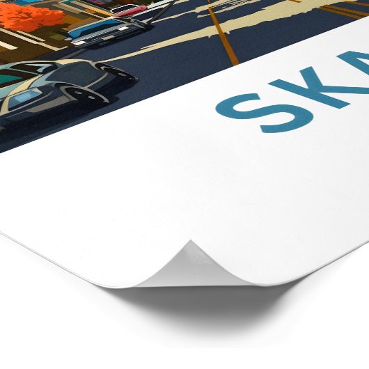 Skagway Alaska Reisprint Poster (Hoek)