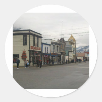 Skagway, Alaska Ronde Sticker