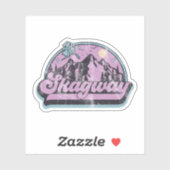 Skagway, Alaska Sticker (Vel)