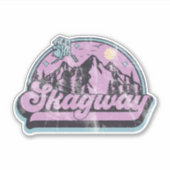 Skagway, Alaska Sticker (Voorkant)