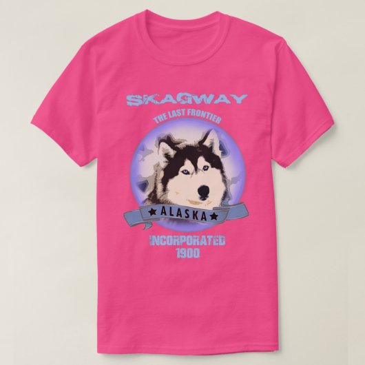 Skagway Alaska T-shirt (Design voorkant)