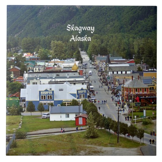 Skagway, Alaska Tegeltje (Voorkant)