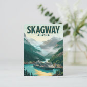 Skagway Cruisehaven Alaska Briefkaart (Staand voorkant)