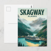 Skagway Cruisehaven Alaska Briefkaart (Voorkant / Achterkant)