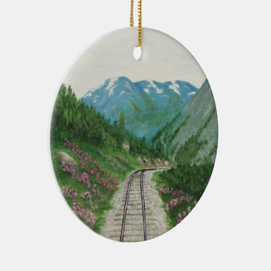 Skagway Railroad Ornament (Rechts)