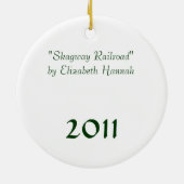 Skagway Railroad Ornament (Achterkant)