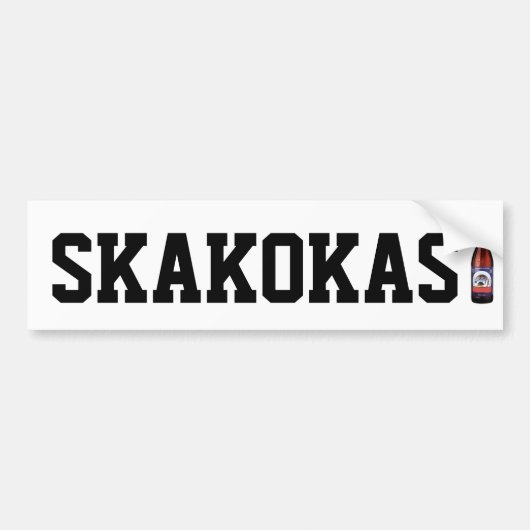 SKAKOKASI BUMPERSTICKER (Voorkant)