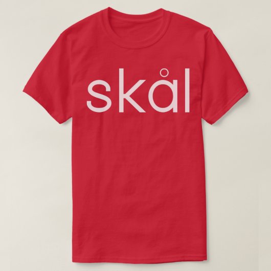 Skal Cheers Nordic Viking Chant T-shirt (Design voorkant)